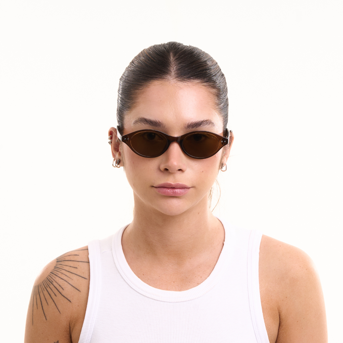 Gafas de Sol Olinda - Marrón Elegante