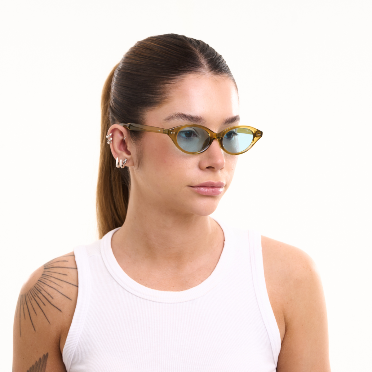 Gafas de Sol Olinda Azul - Estilo Moderno y Encanto