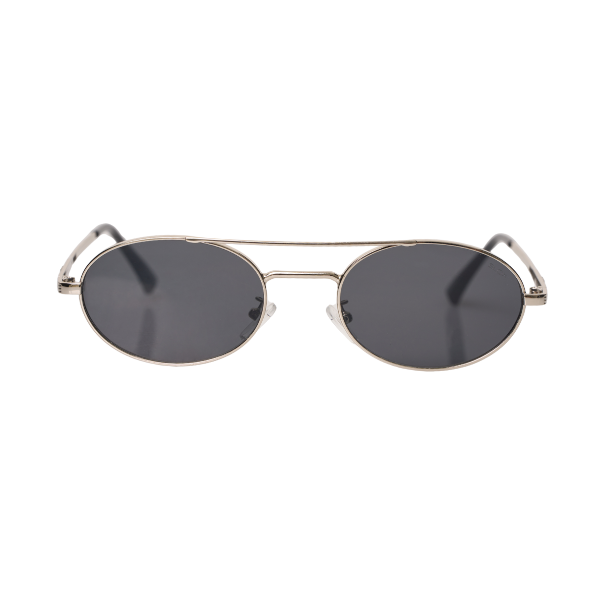 Gafas de Sol Preá – Plateado con Lentes Negras